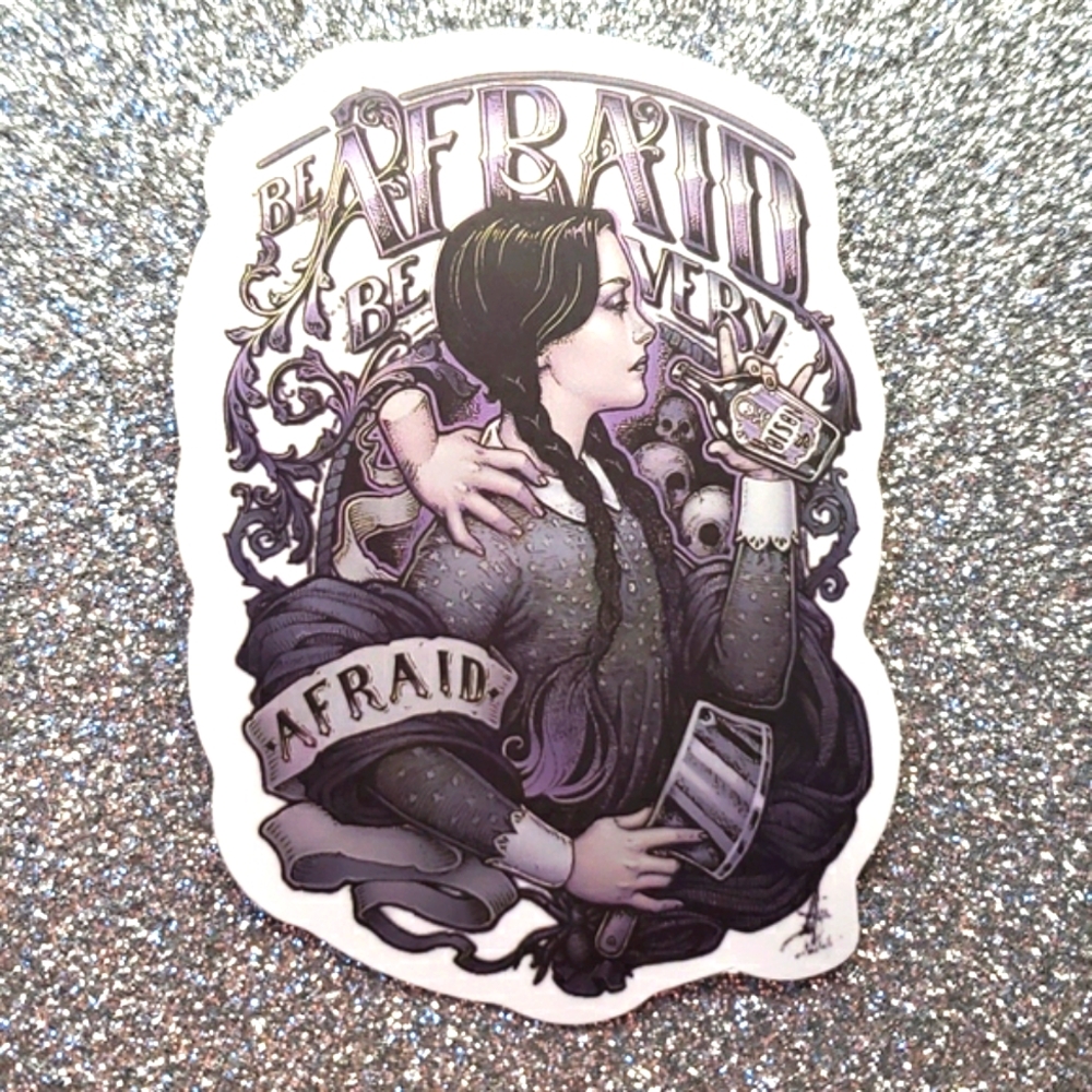 10/$10 ADDAMS FAMILY waterproof sticker Wednesday